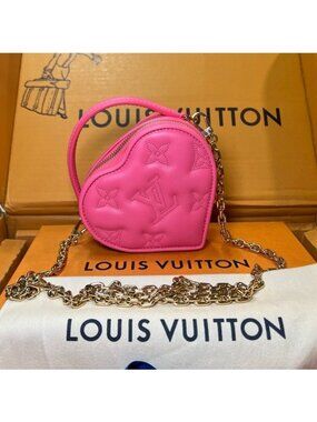 Louis Vuitton Pop My Heart Pouch In Bubblegum Pink